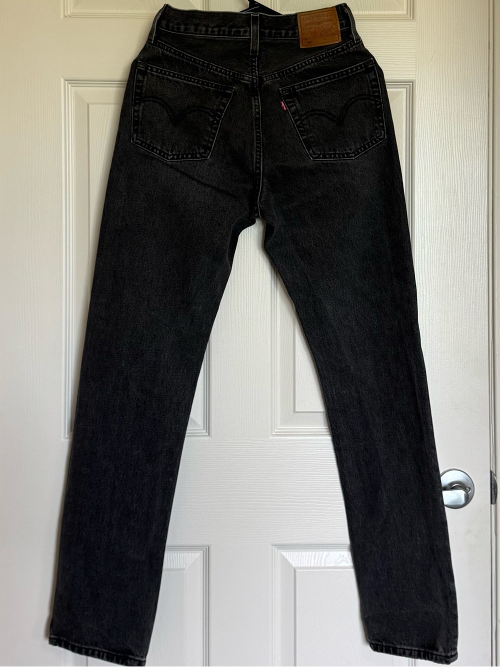 Levi's 501 Original Jeans Black Size 26/0 - Picture 3 of 6